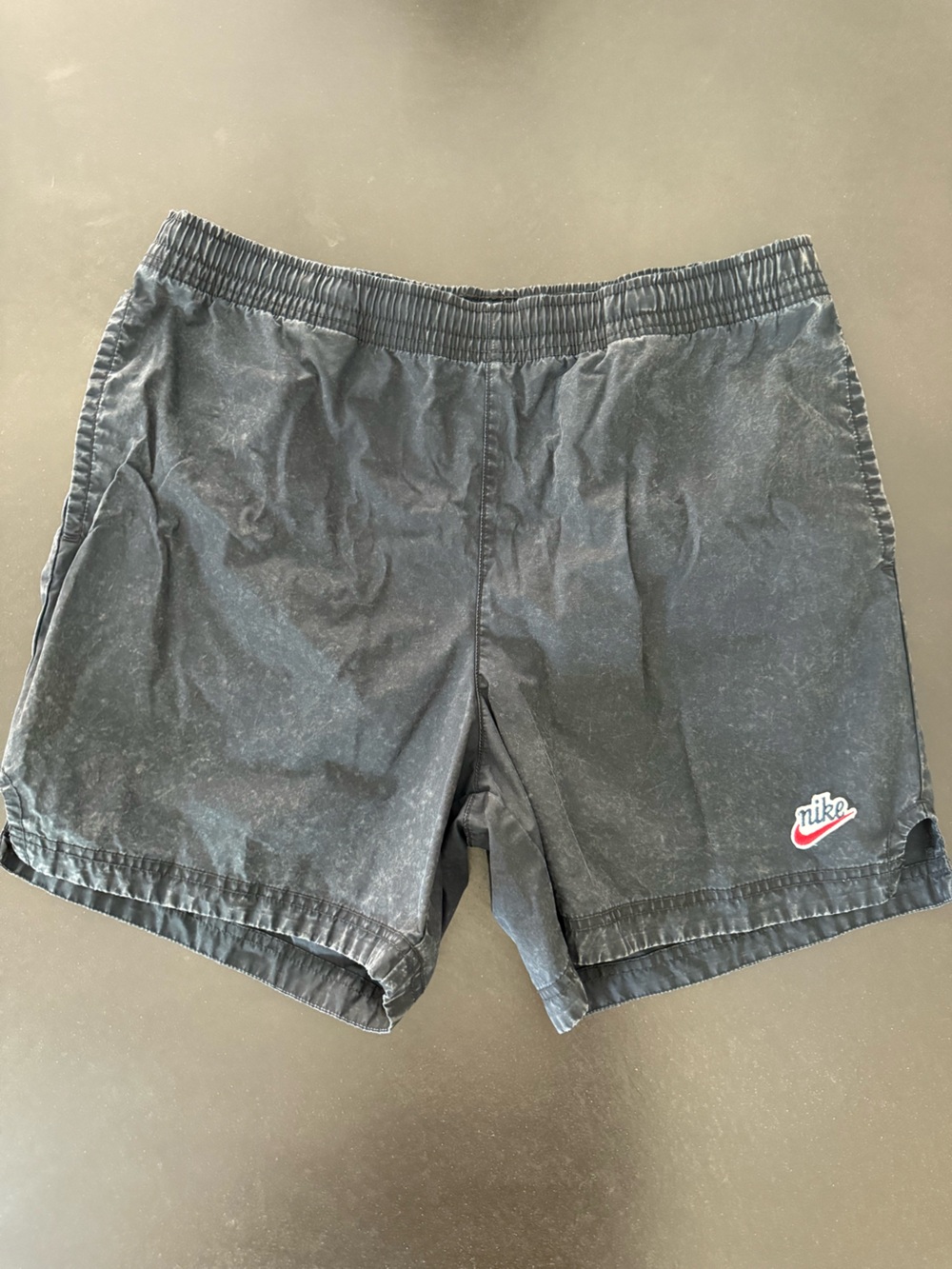 Nike Washed Black Athletic Shorts